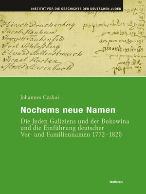 cover image of Nochems neue Namen